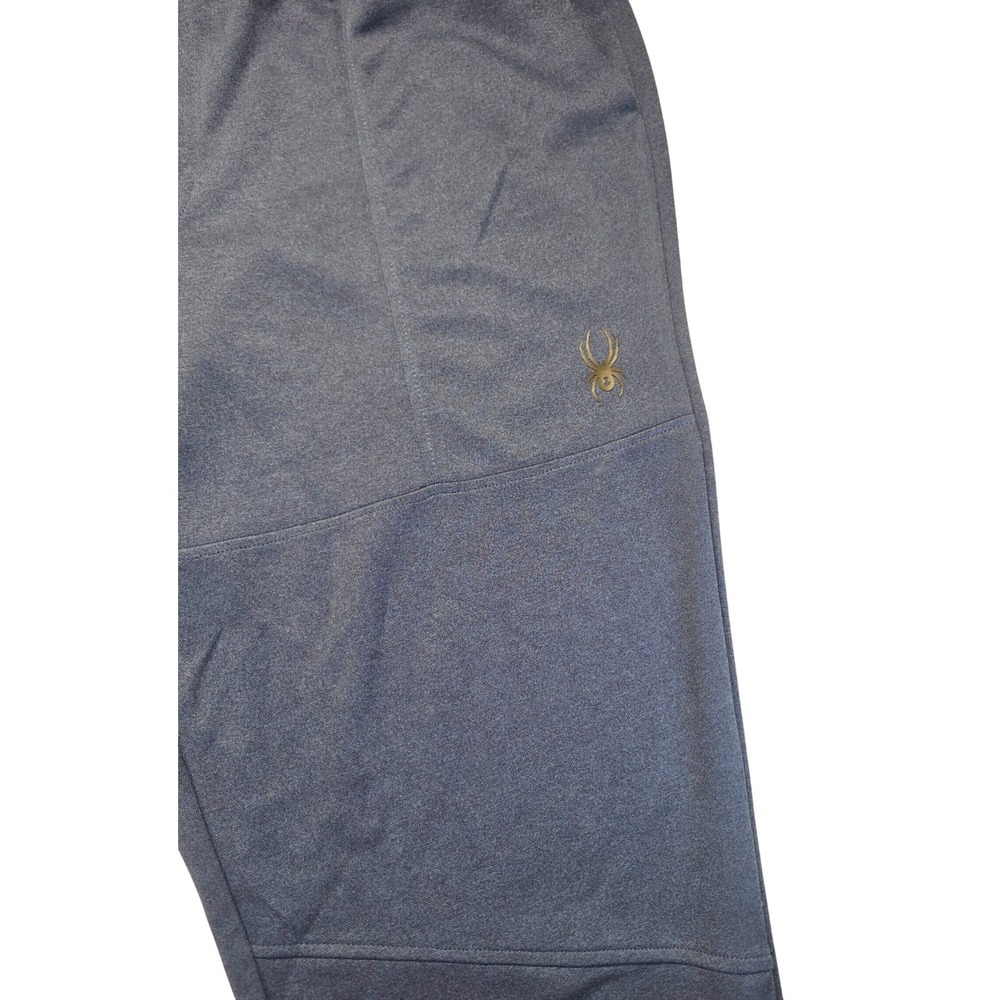 Spyder Active ProWeb Mens XXL Blue Heathered Athletic Jogger Pants Zipper Pocket - Picture 6 of 9